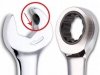 Klucz płasko-oczkowy z podwójną grzechotką SATA 12mm 43608